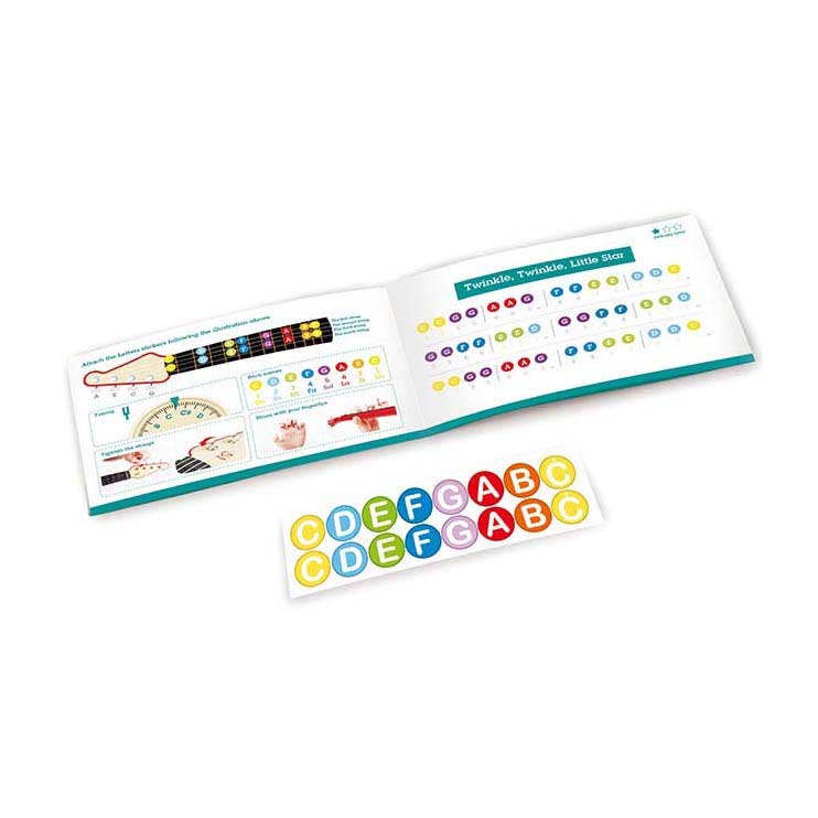 Hape ukulélé avec lumières - bleu