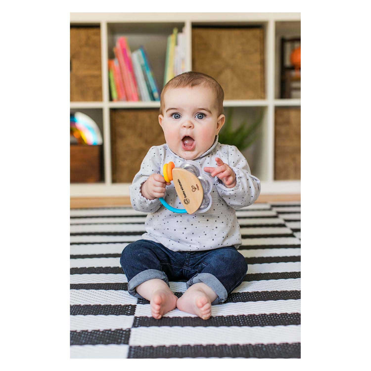 Petit tambourin en bois Hape