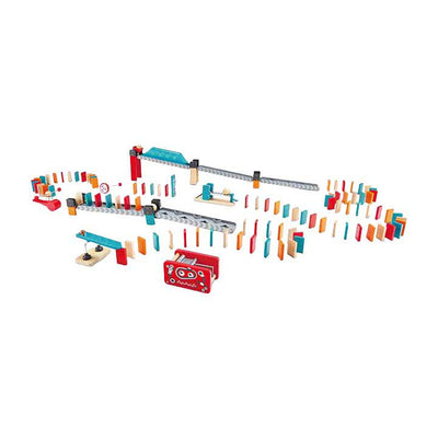 Dominos d'usine de robots Hape - 122 pièces.