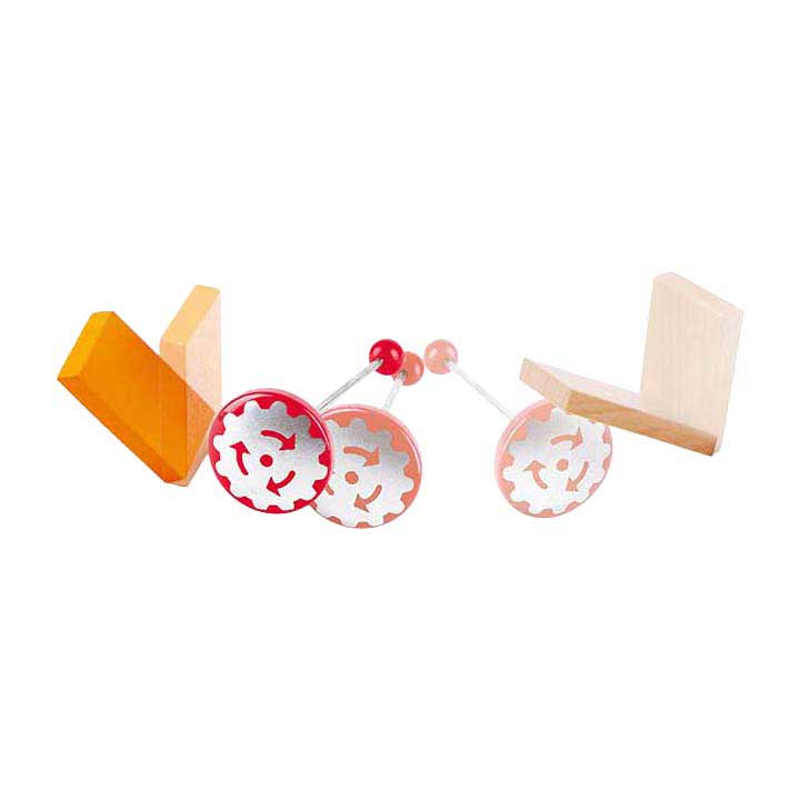Dominos d'usine de robots Hape - 122 pièces.