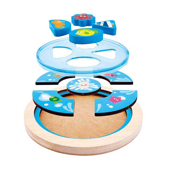 Puzzle en forme de monde sous-marin Hape