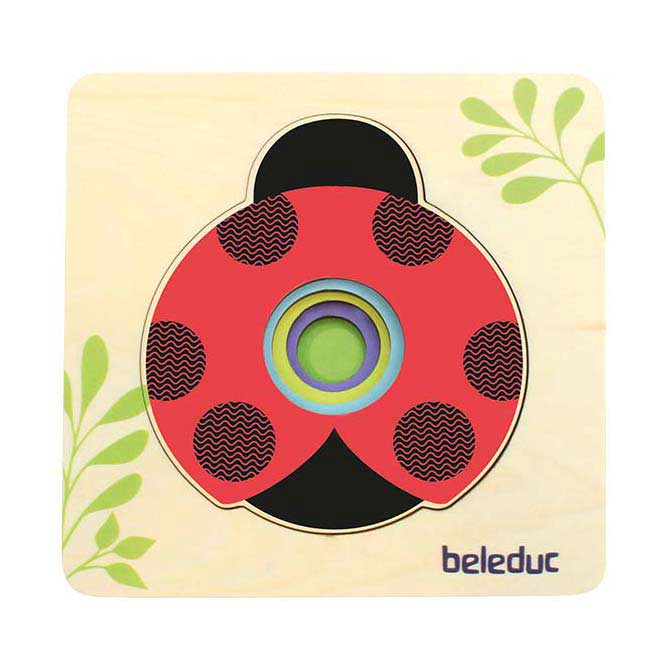 Beleduc puzzle en bois coccinelle
