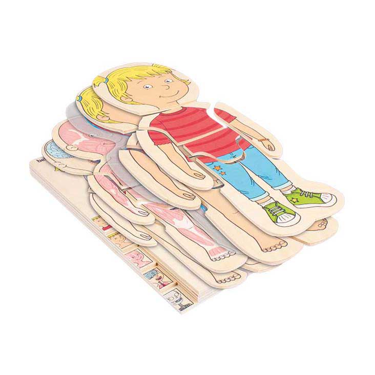 Beleduc puzzle en bois fille - 5 couches