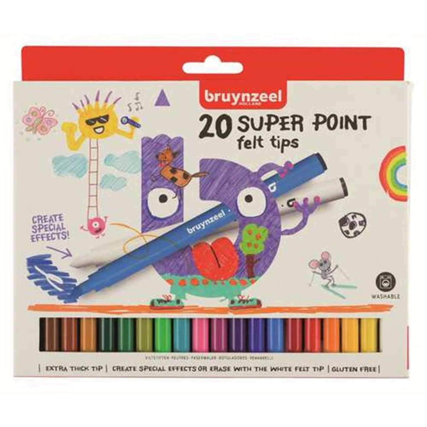 Feutres Bruynzeel 20 super pointe