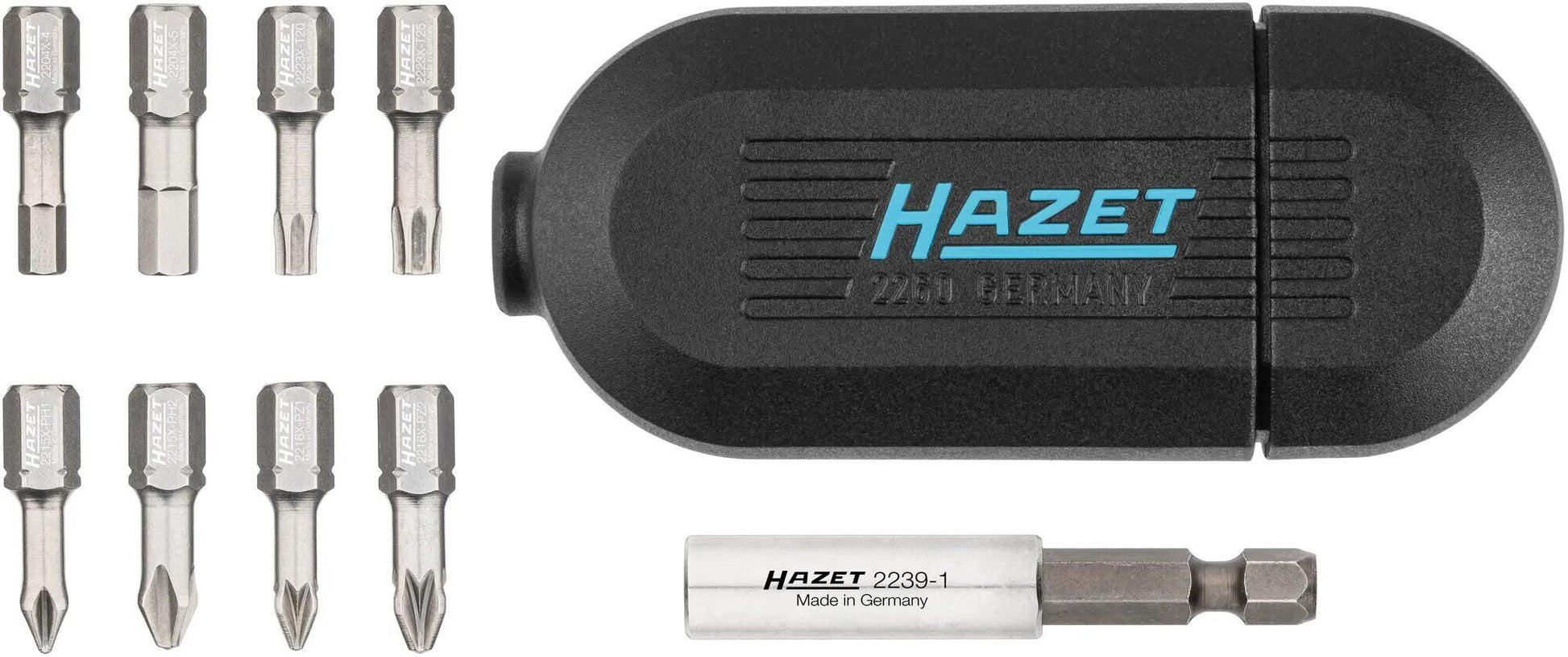 Bit Hazet Sets en acier inoxydable M. support