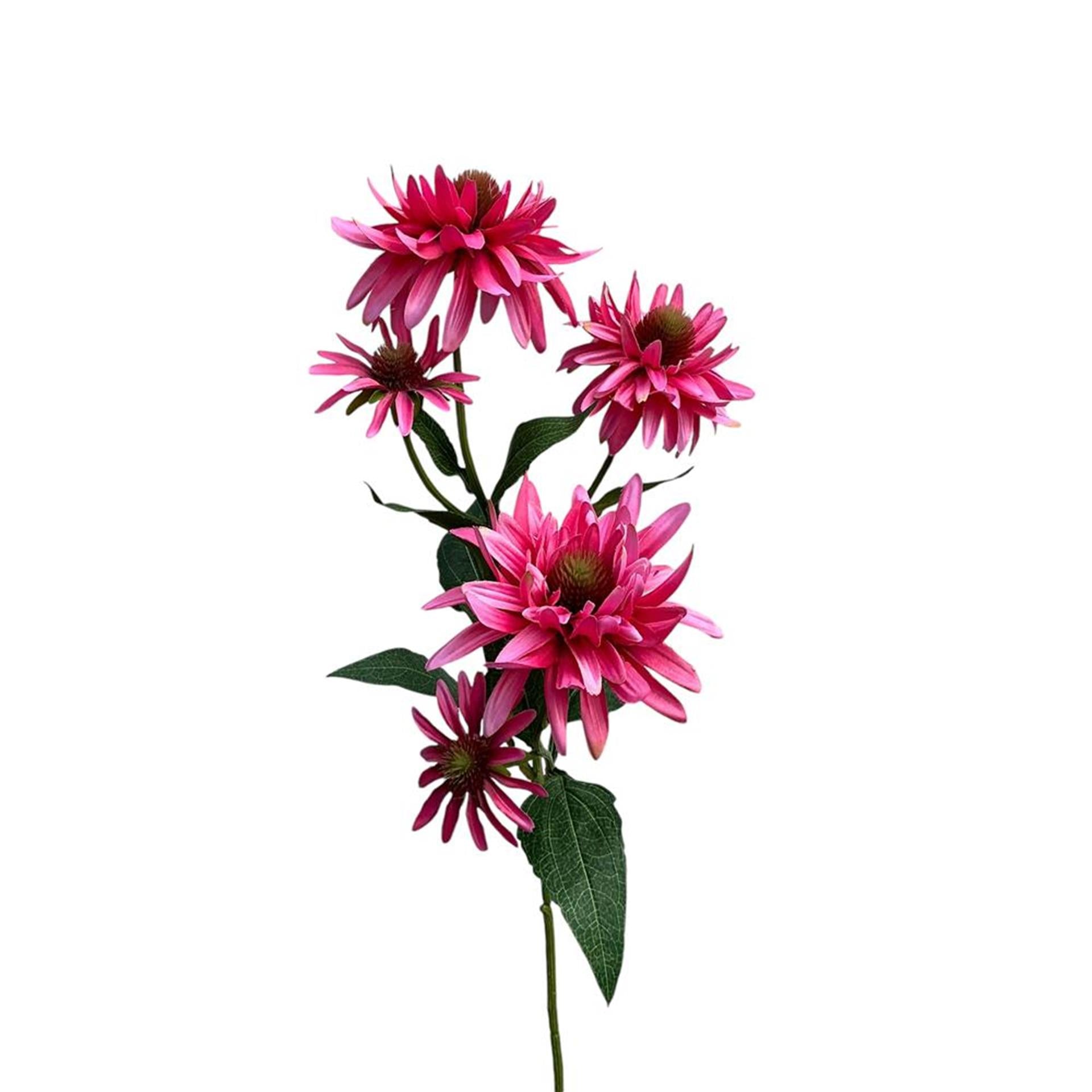 Roberts collection fleur artificielle rudbeckia spray 73cm rose foncé