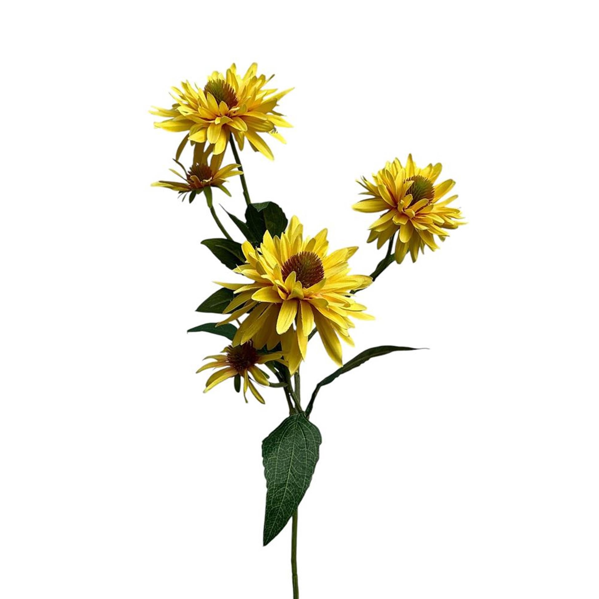 Roberts collection fleur artificielle rudbeckia spray 73cm jaune