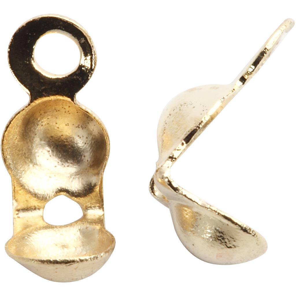 Creativ Company Kalot, L: 8 mm, D 3 mm, doré, 100 pièces 1 boîte