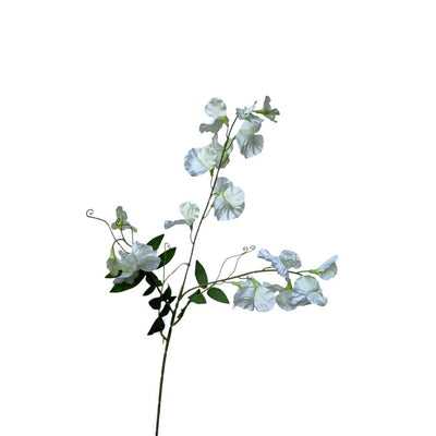 Roberts collection fleur artificielle pois de senteur spray 76cm blanc