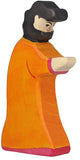 Holztiger Christmas - Joseph orange - 11x3x18cm - figurine en bois - fait main