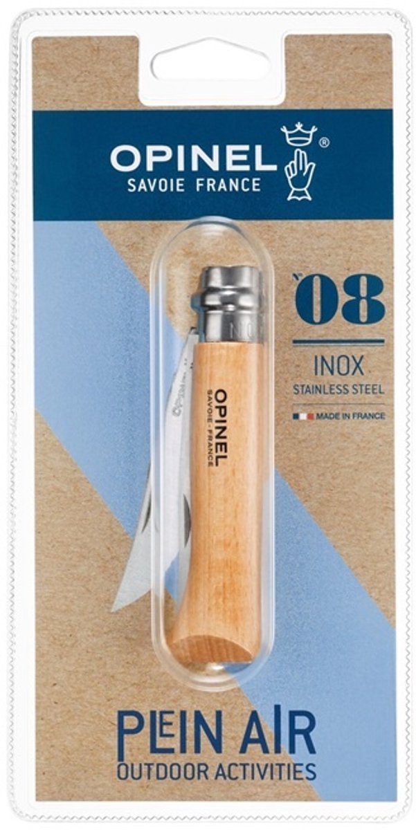 Couteau de poche Opinel n°8 inox bois