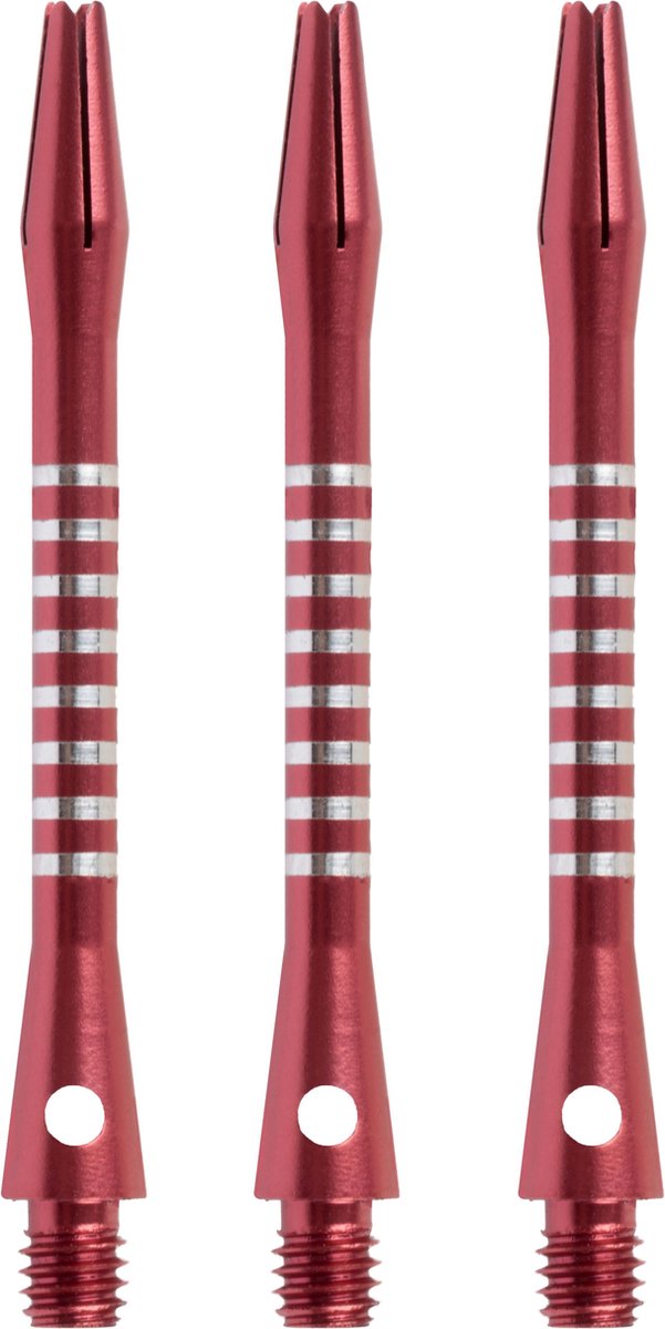 Faver Fléchettes - Aluminium - 3 pièces - Rouge - 5,5 cm