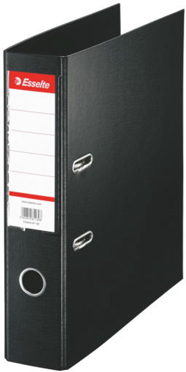 Classeur standard Esselte noir - a4 - 75 mm - sans protège-bords