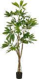 Mica decorations plante artificielle philodendron - 80x80x120 cm - polyester - vert