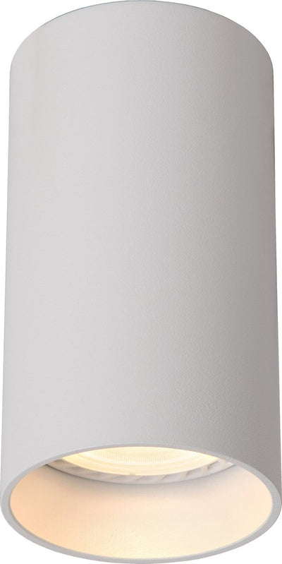 Lucide delto - spot de plafond (plafonnier) - ø 5,5 cm - led dim to warm - gu10 - 1x5w 2200k 3000k - blanc