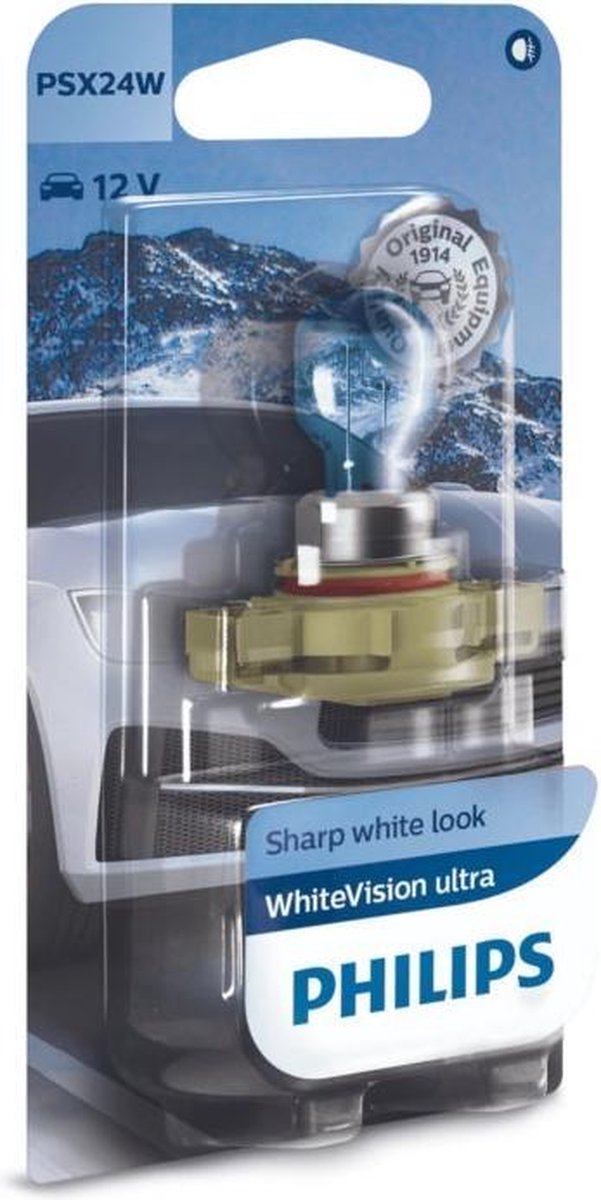 Philips whitevision ultra psx24w 12276wvub1 lampe simple