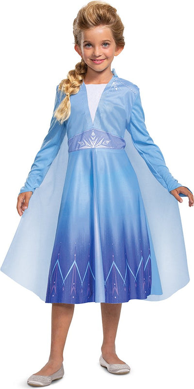 Déguisement Disney - La Reine des neiges 2, Elsa travelling basic plus, taille s (5 - 6 ans), filles