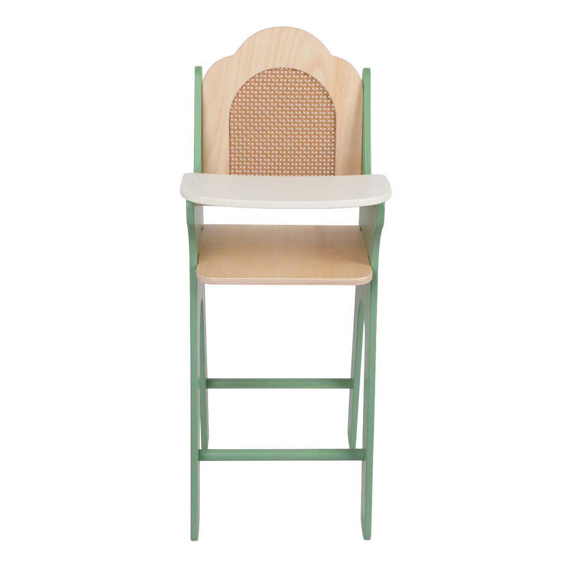 Chaise bébé en bois vintage du monde classique