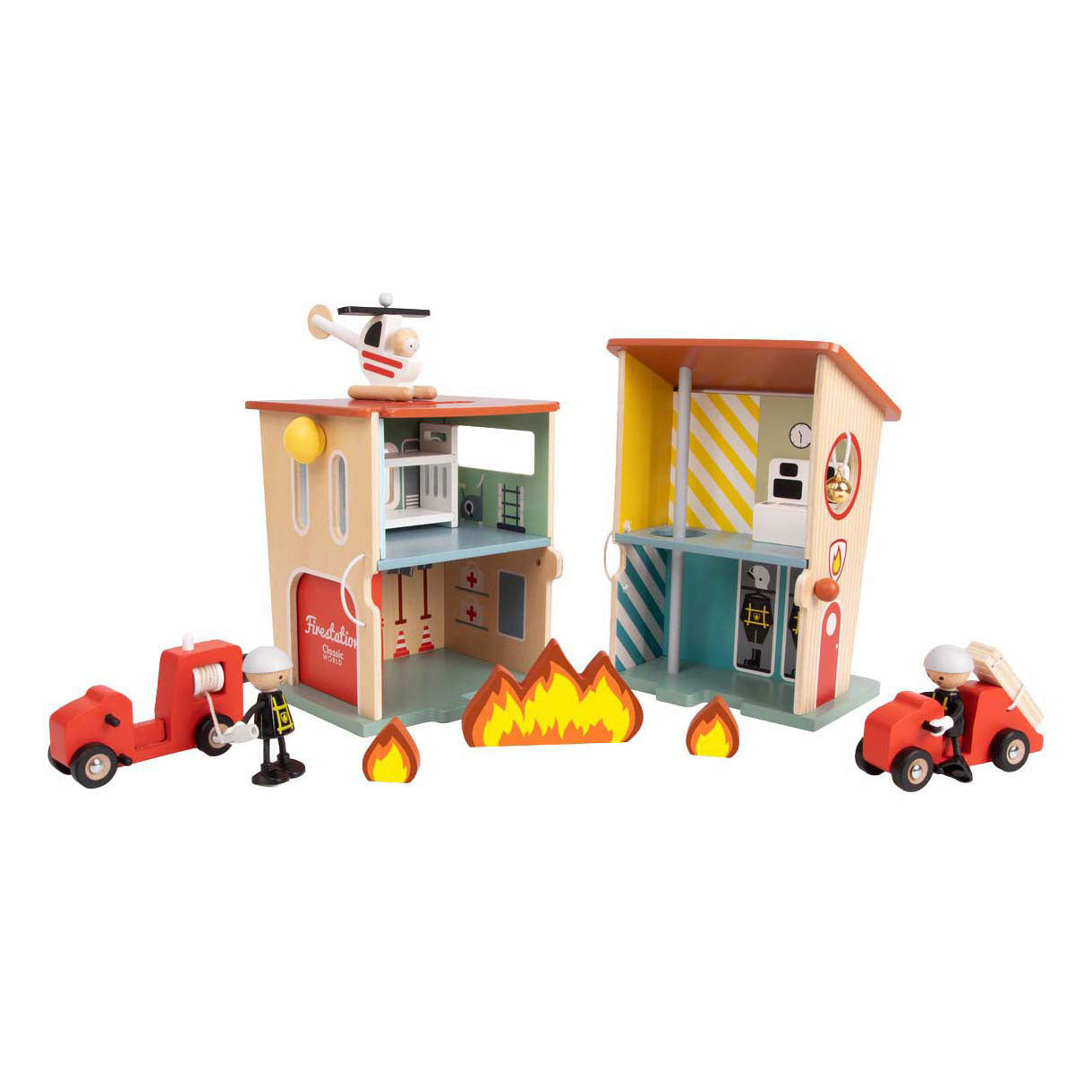 Caserne de pompiers en bois du monde classique