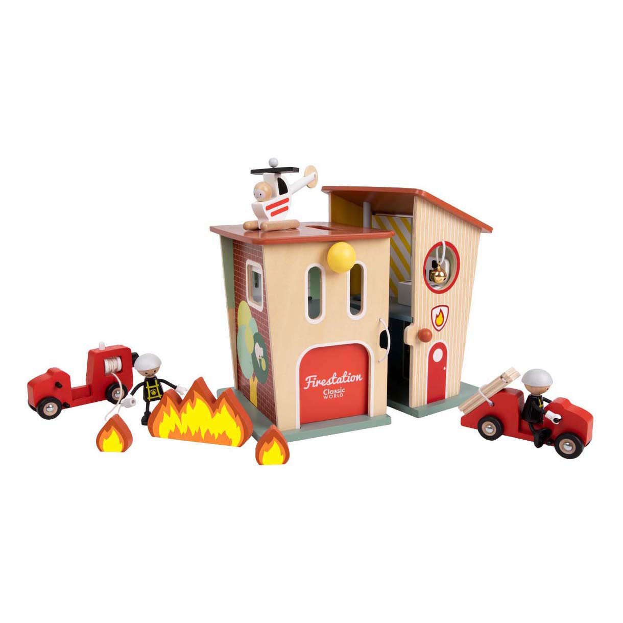 Caserne de pompiers en bois du monde classique