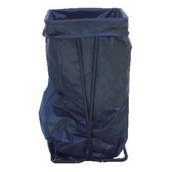Porte-sac poubelle visa tpr acier noir 110 l