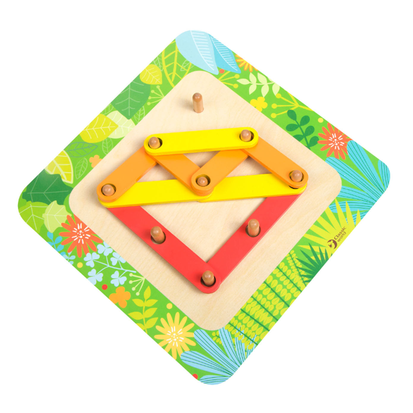 Classic World World mon puzzle d'apprentissage en bois, 29dlg.