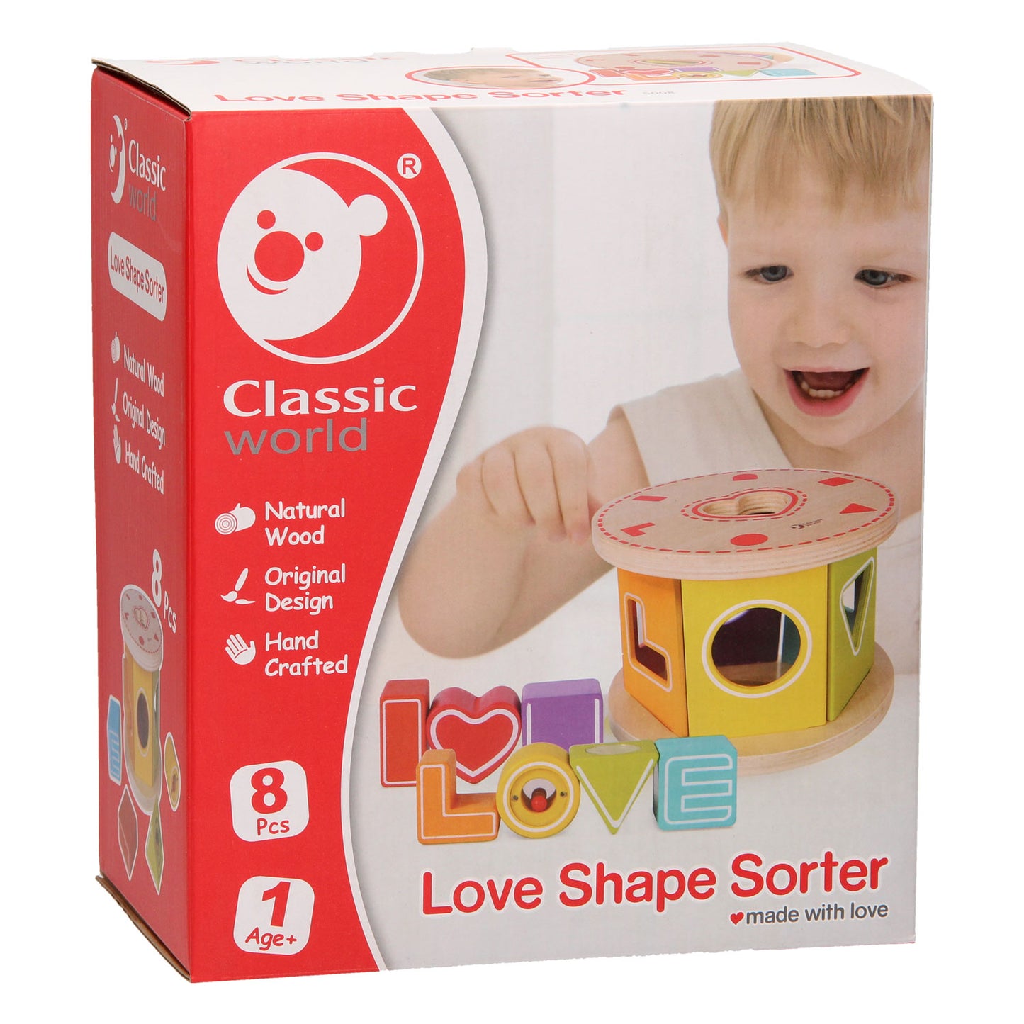 Classic World Houten Vormstoof, 8dlg.
