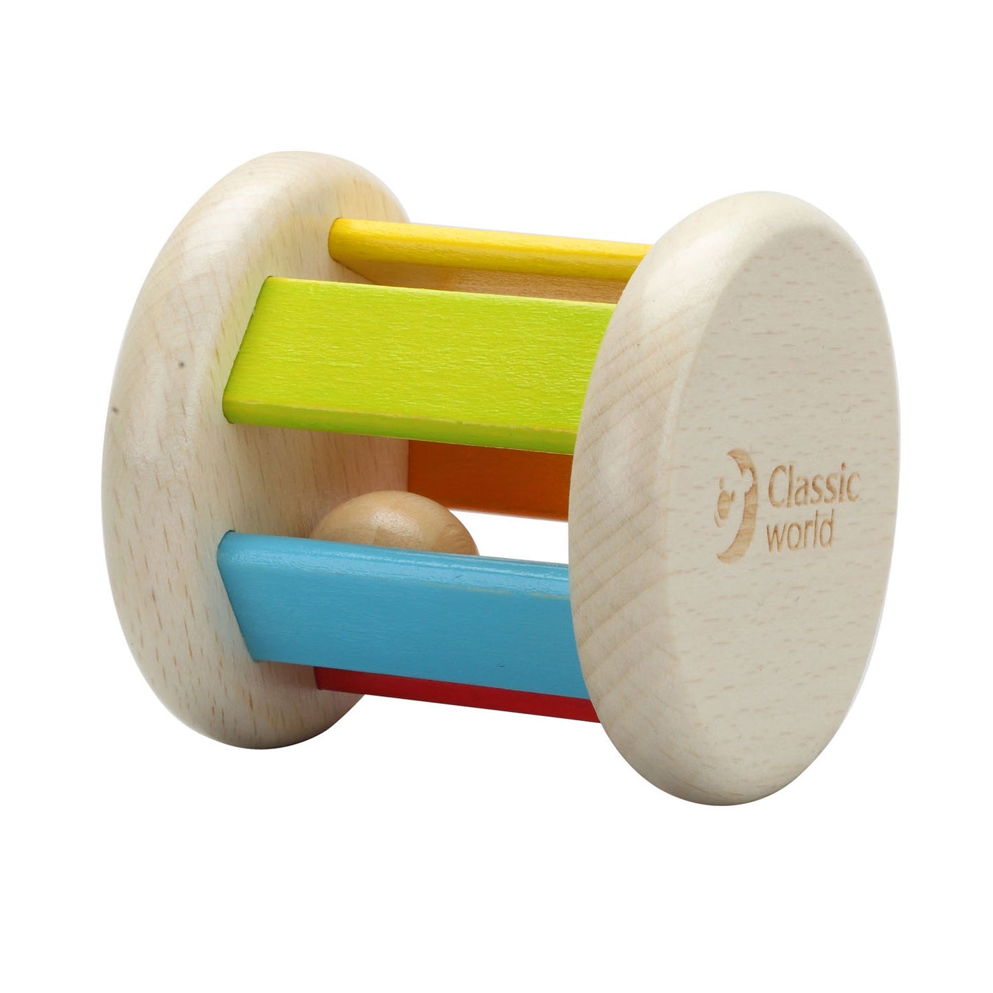 Round hochet en bois du monde classique du monde