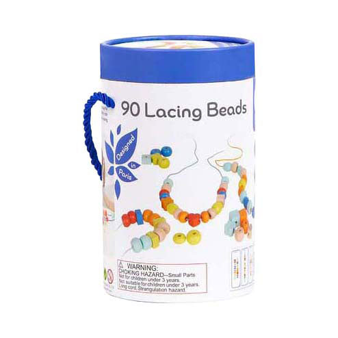 Classic World World Wooden Fileing Perles, 90dlg.