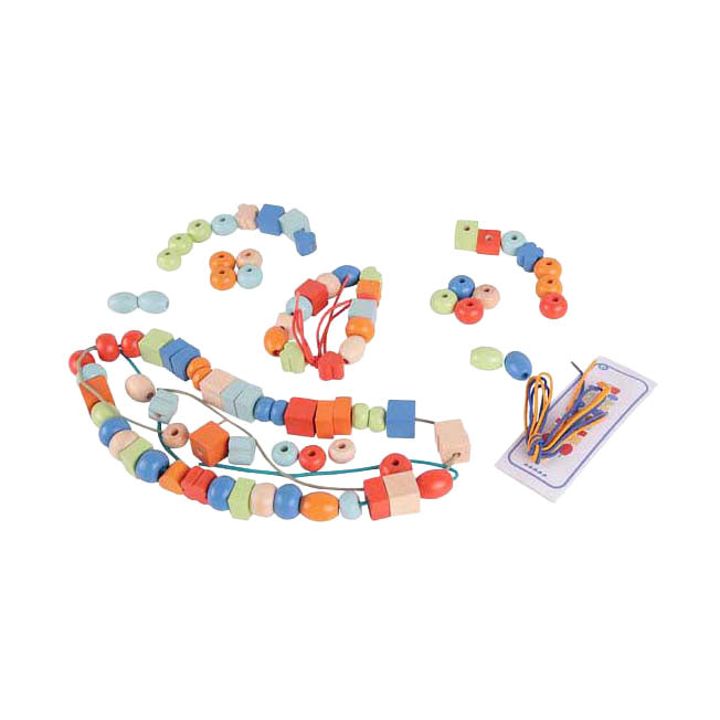 Classic World World Wooden Fileing Perles, 90dlg.