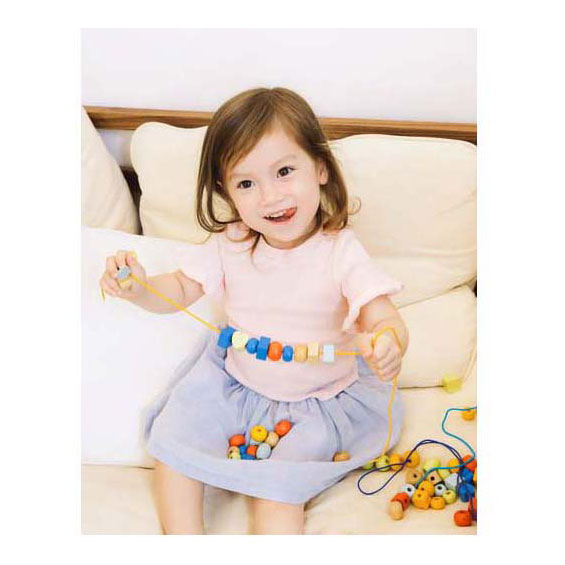 Classic World World Wooden Fileing Perles, 90dlg.