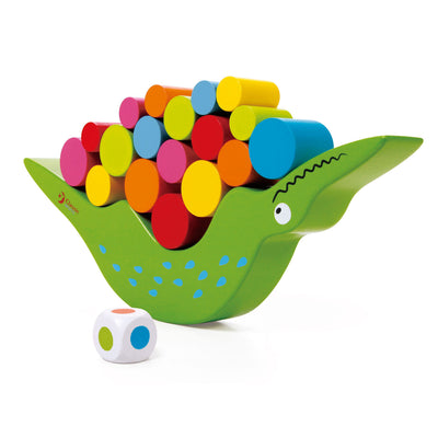 Crocodile classique du monde du monde en bois Crocodile, 20dlg.