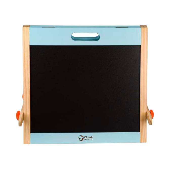 Aimant en bois mondial classique et tableau noir