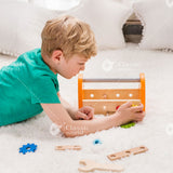 Classic World World Wooden Toolbox, 16dlg. - afbeelding 3