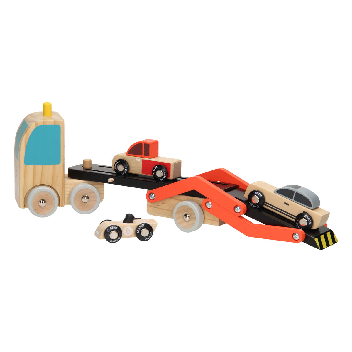 Autotransporteur du monde classique avec des voitures, 4DLG.