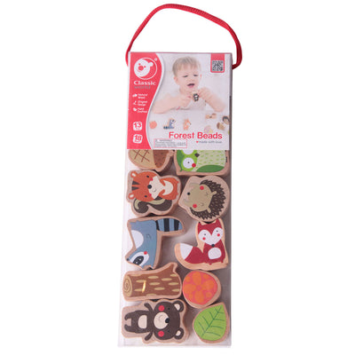 Classic World World Wooden Roads Beads Forest Animaux