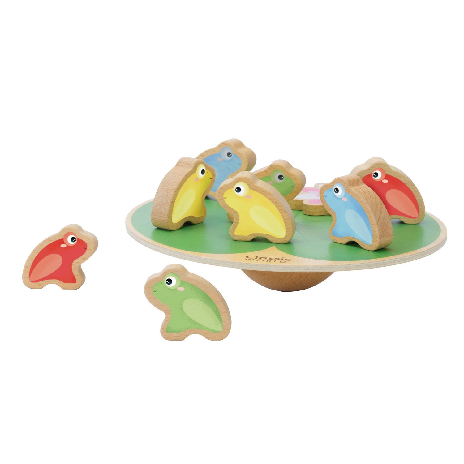 Classic World Statel Waterlelie avec des grenouilles