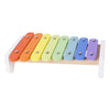 Xylophone en bois arc-en-ciel du monde classique, 2 pcs.