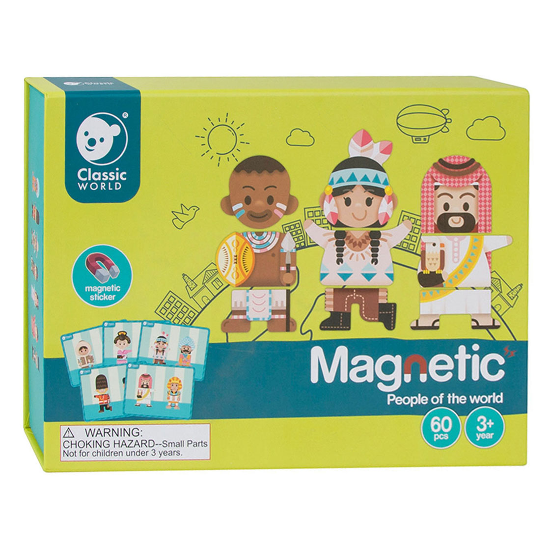 Classic World World Drougnant Puzzle People dans le monde, 60dlg.