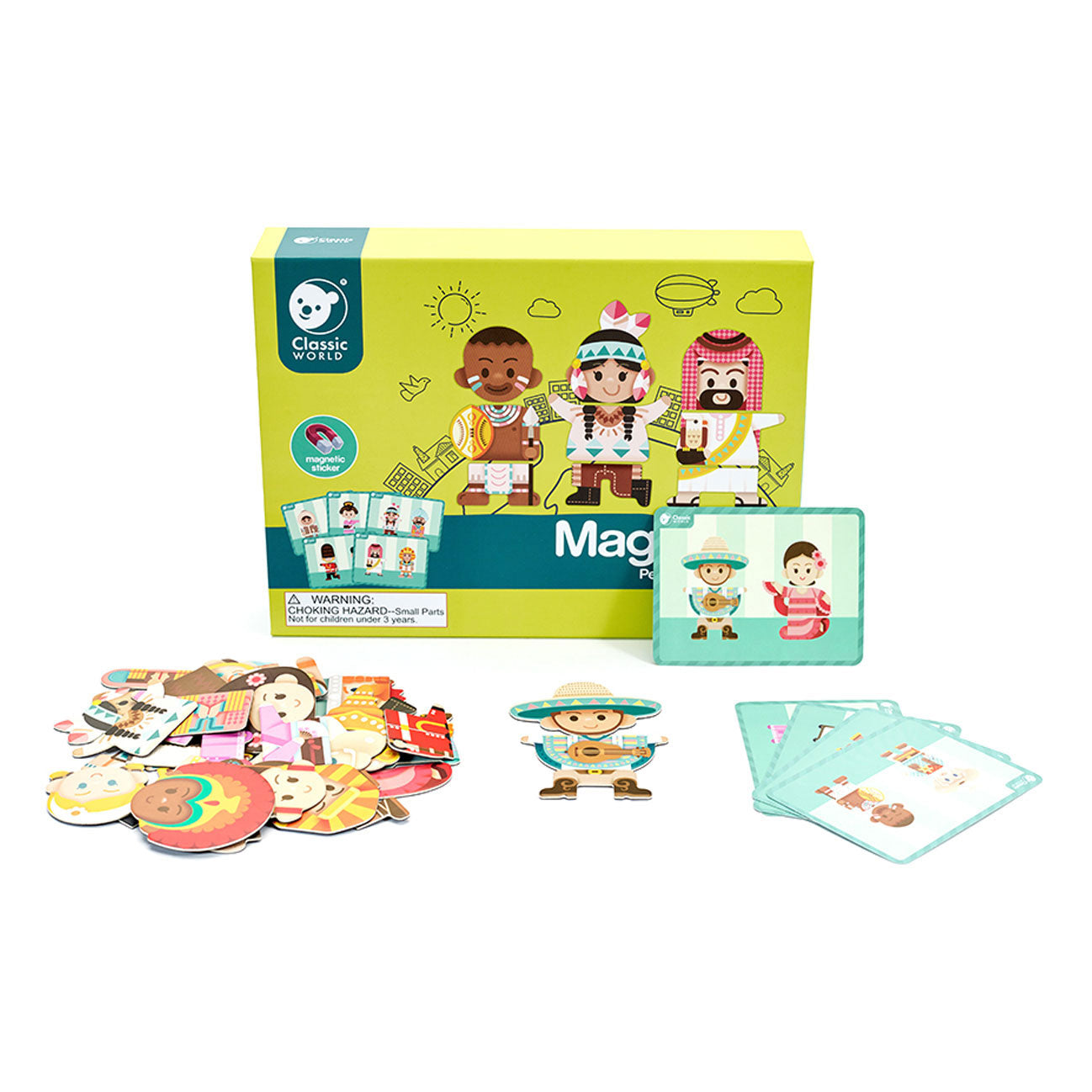 Classic World World Drougnant Puzzle People dans le monde, 60dlg.