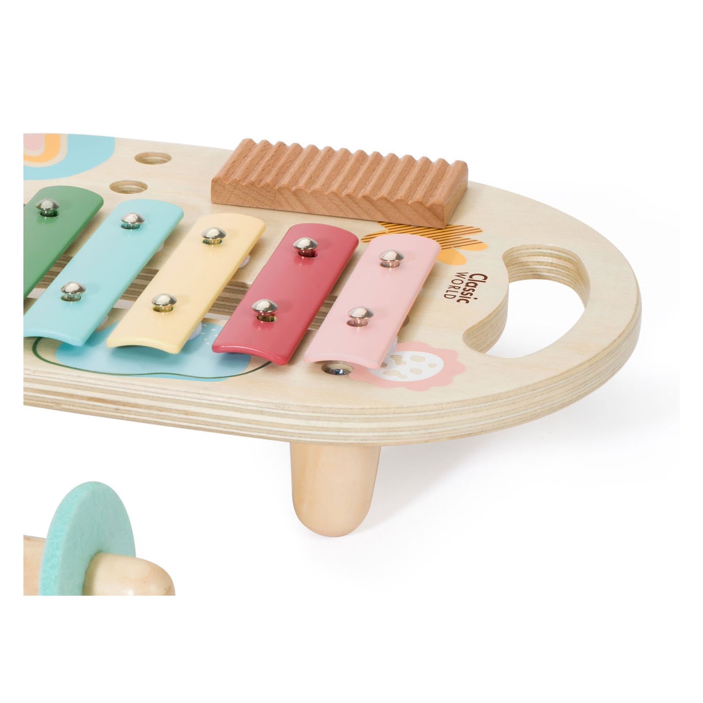 Les instruments de musique en bois du monde classiques du monde se fixent l'iris