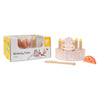 Gâteau d'anniversaire en bois mondial classique avec bougies, 16dlg.