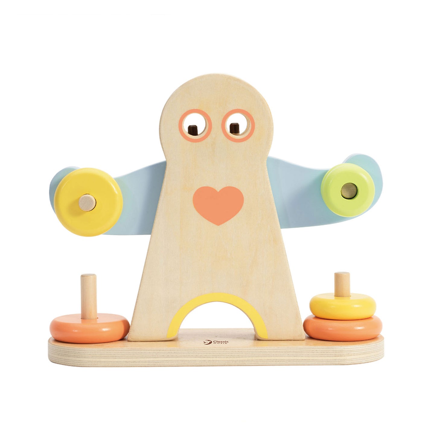 Classic World Wood Wooden Hercules Balance, 7dlg.