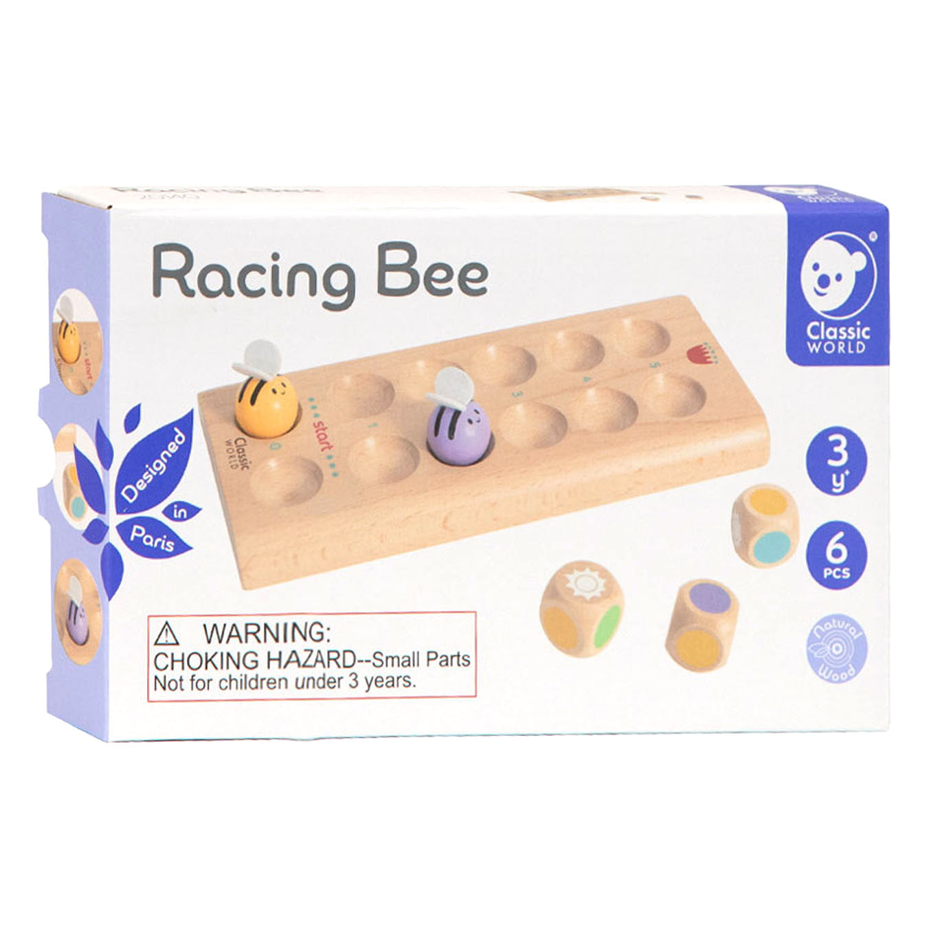 Race des abeilles en bois du monde classique du monde