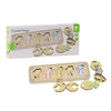Classic World Wood Castle Keys and Ditches Match Game, 13DLG.