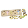 Classic World Wood Castle Keys and Ditches Match Game, 13DLG.