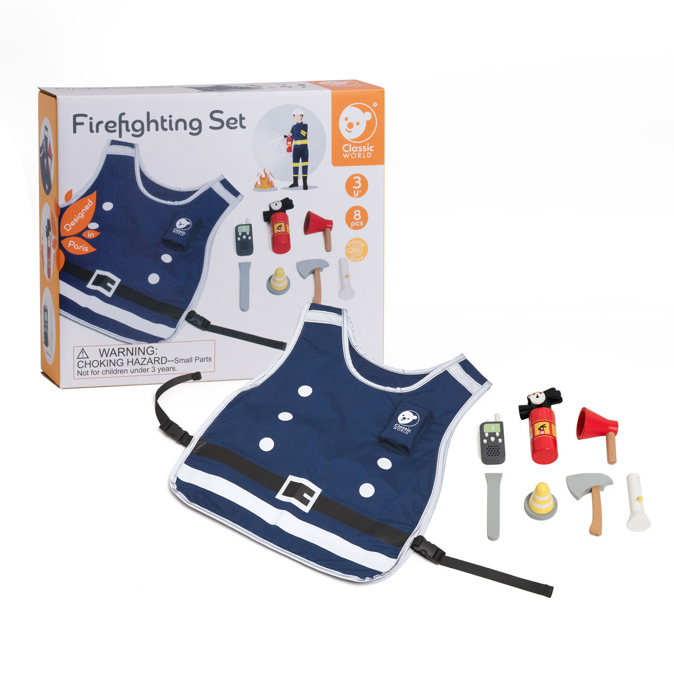 Classic World Houten Fireman Speeltet, 8dlg.