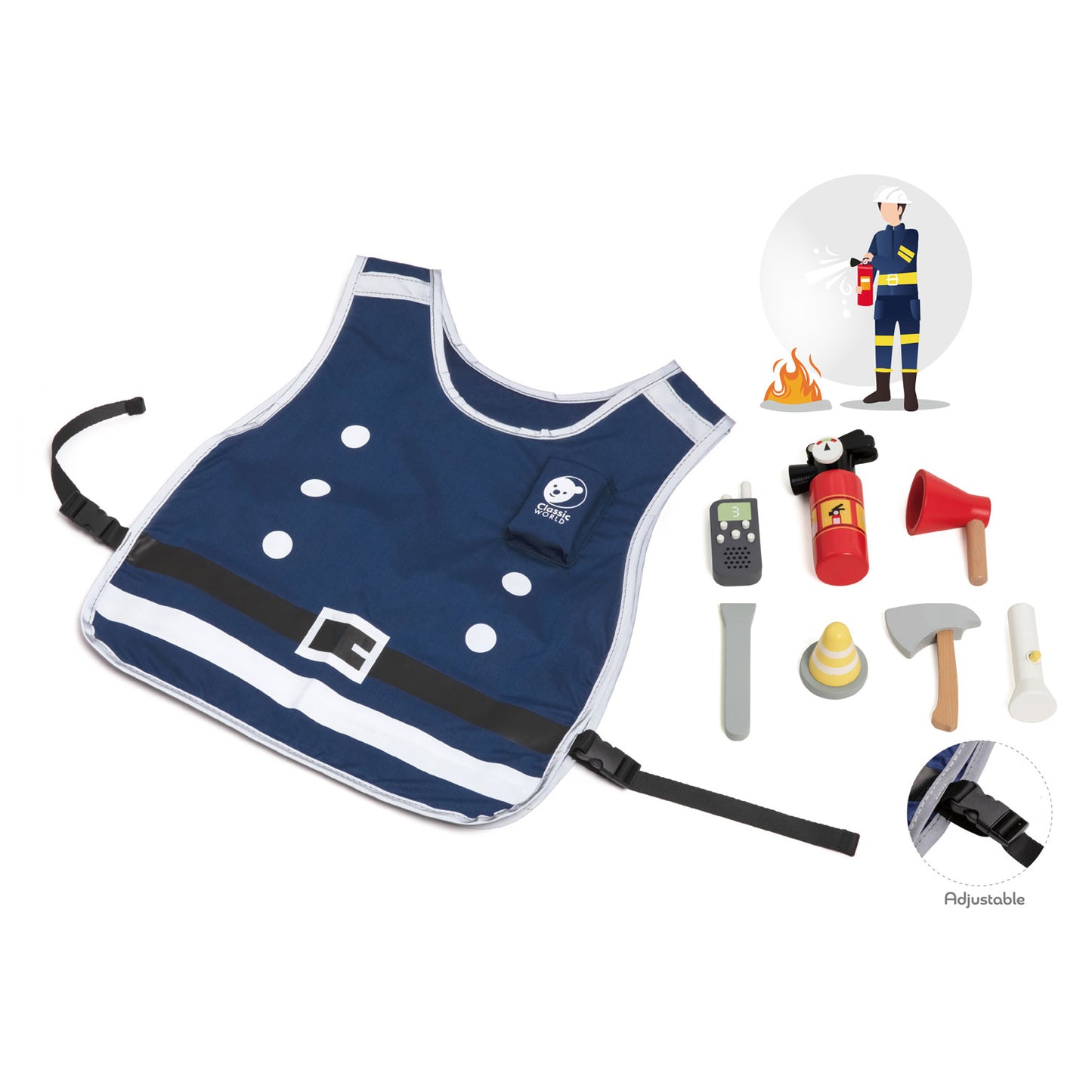 Classic World Houten Fireman Speeltet, 8dlg.