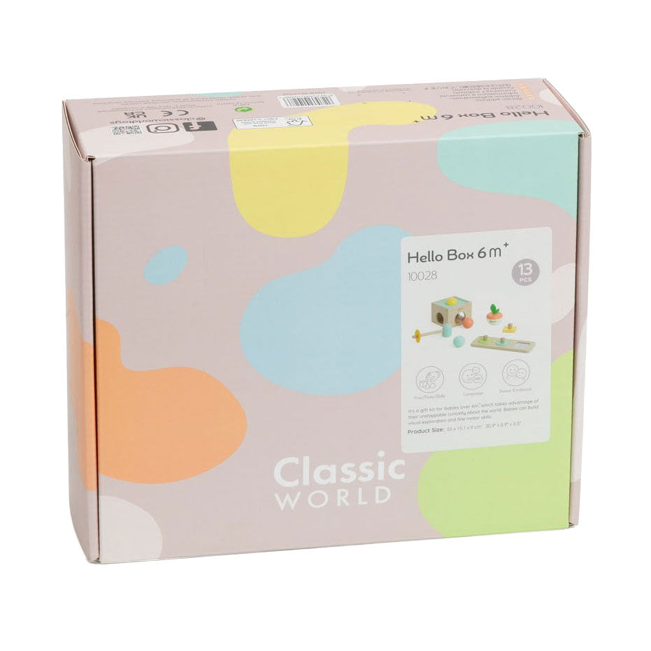 Classic World Baby Baby Hello Toy Box 6-12 mois