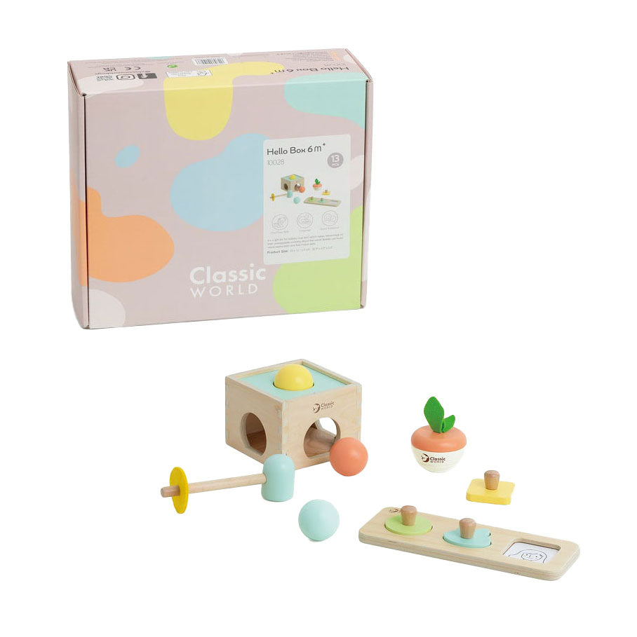 Classic World Baby Baby Hello Toy Box 6-12 mois